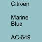 Preview: Citroen, Marine Blue, AC-649.